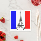 Eiffel Tower Frankreich Serviette (Beispiel)