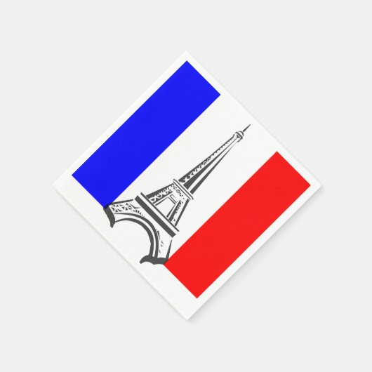 Eiffel Tower Frankreich Serviette (Ecke)