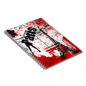 Eiffel Tower French Notebook Notizblock (Rechte Seite)