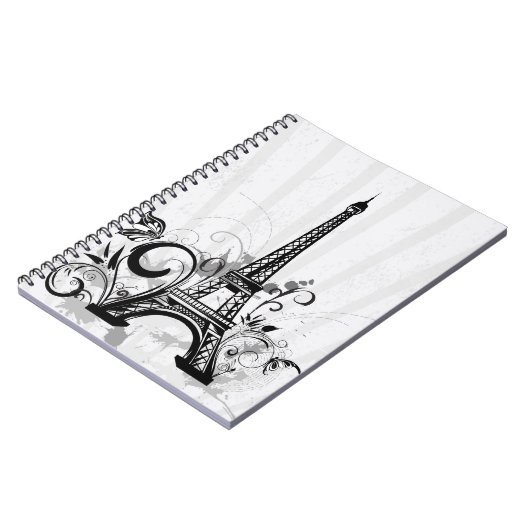 Eiffel Tower French Notebook Notizblock (Linke Seite)