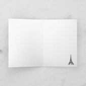 Eiffel Tower French Stationery (Innenseite)
