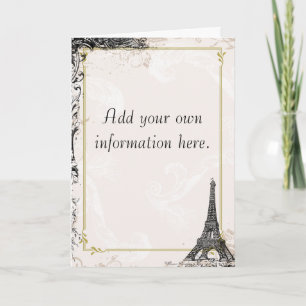 Eiffel Tower French Stationery