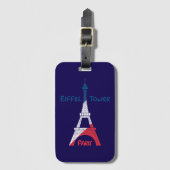 Eiffel Tower Gepäckanhänger (Vorderseite Vertikal)