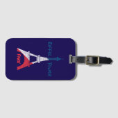 Eiffel Tower Gepäckanhänger (Vorderseite (Horizontal))