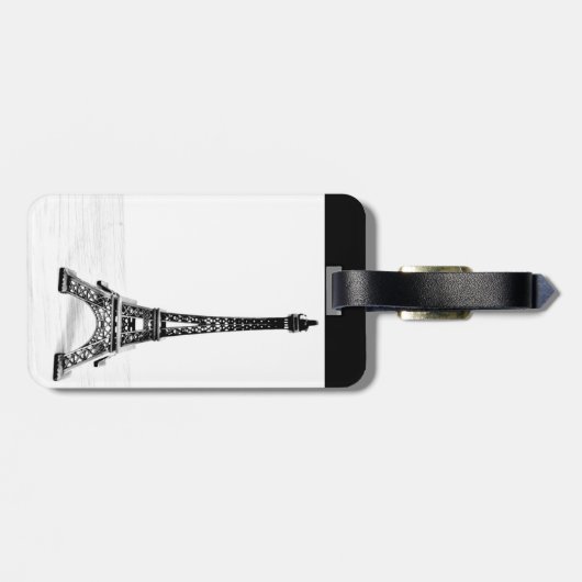 Eiffel Tower Gepäckanhänger (Rückseite horizontal)
