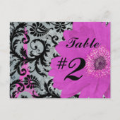 Eiffel Tower Gerber Tischnummer Cards (Vorderseite)