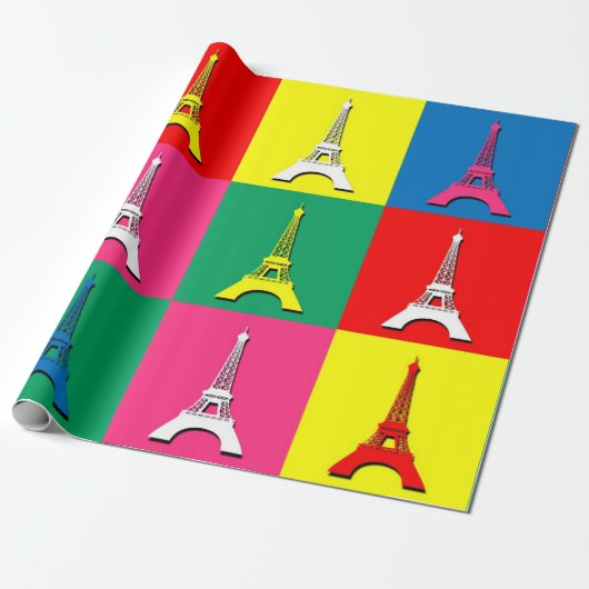 Eiffel Tower Geschenkpapier (Ungerollt)