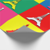 Eiffel Tower Geschenkpapier (Ecke)