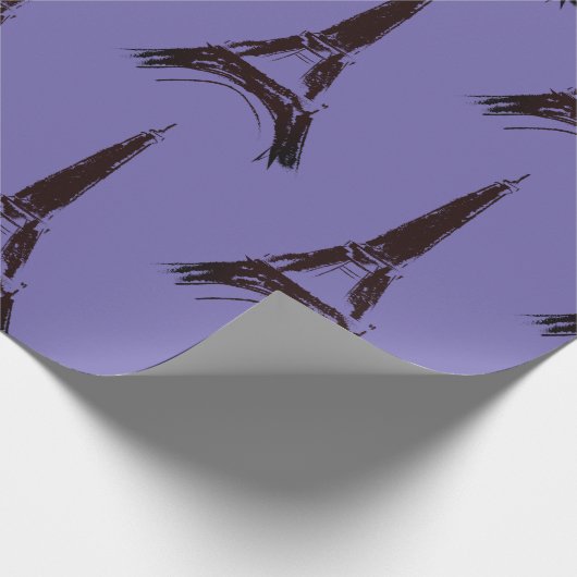 Eiffel Tower Geschenkpapier (Ecke)