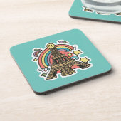 Eiffel Tower Getränkeuntersetzer (Linke Seite)