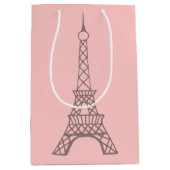 Eiffel Tower Gift Bag Mittlere Geschenktüte (Vorderseite)