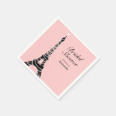 Eiffel Tower Glitzern Napkin Serviette (Ecke)