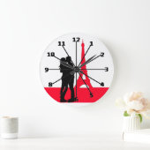 Eiffel Tower Große Wanduhr (Zuhause)
