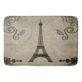 Eiffel Tower Grunge Bath Mat Badematte (Vorderseite)