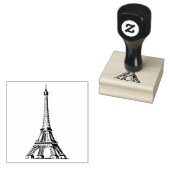 Eiffel Tower Gummistempel (Stempel)