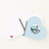 Eiffel Tower Heart Shaped Notebook - Spaß Notizblock (Innenseite)
