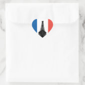 Eiffel Tower Heart Sticker (Tasche)