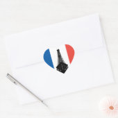 Eiffel Tower Heart Sticker (Umschlag)