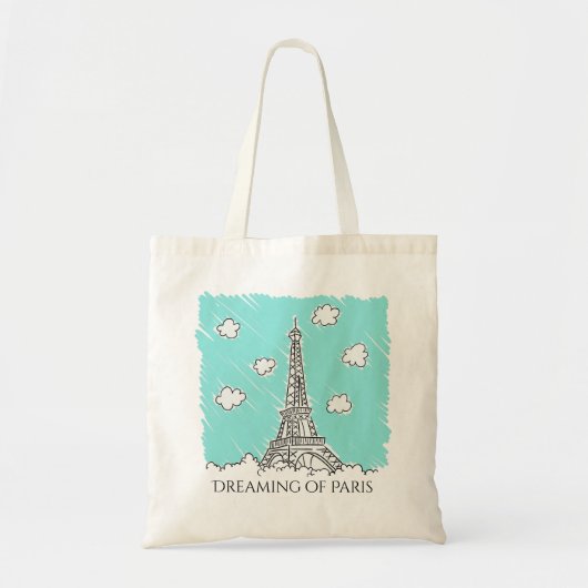 Eiffel Tower Illustration - Tasche für benutzerdef (Vorne)