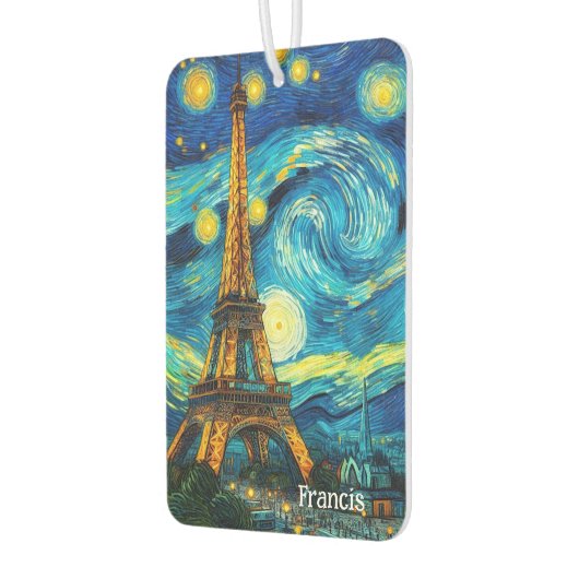 Eiffel Tower Impressionismus Autolufterfrischer (Links)