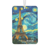 Eiffel Tower Impressionismus Autolufterfrischer (Rückseite)