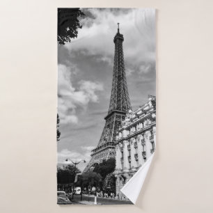 EIFFEL TOWER IN PARIS, FRANKREICH BADEHANDTUCH