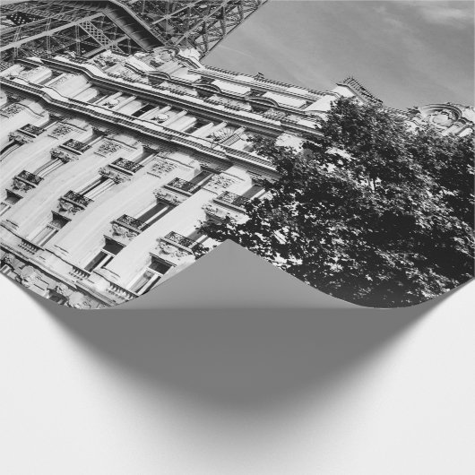 EIFFEL TOWER IN PARIS, FRANKREICH GESCHENKPAPIER (Ecke)