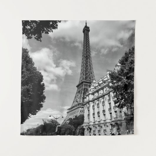 EIFFEL TOWER IN PARIS, FRANKREICH WANDTEPPICH (Vorderseite)