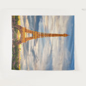 eiffel tower in paris, the city of love wandteppich (Vorderseite (Horizontal))