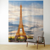 eiffel tower in paris, the city of love wandteppich (Beispiel)