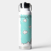 Eiffel Tower Individuelle Name Trinkflasche (Vorderseite)