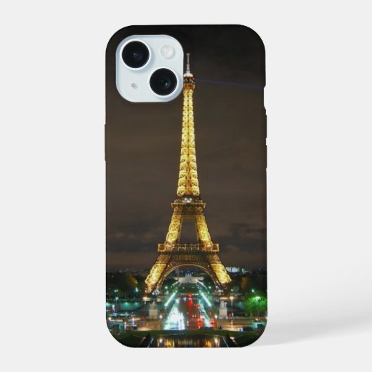 Eiffel Tower iPhone 15 Hülle (Rückseite)
