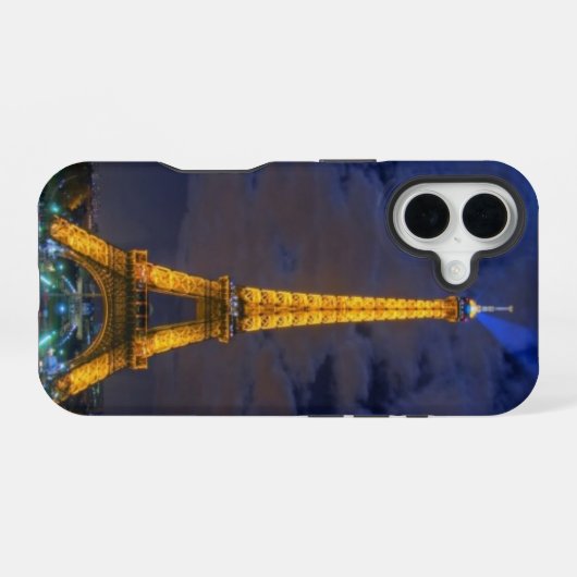 Eiffel Tower iPhone 16 Hülle (Rückseite (Horizontal))