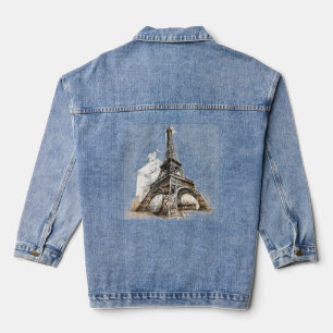 Eiffel Tower Jeansjacke