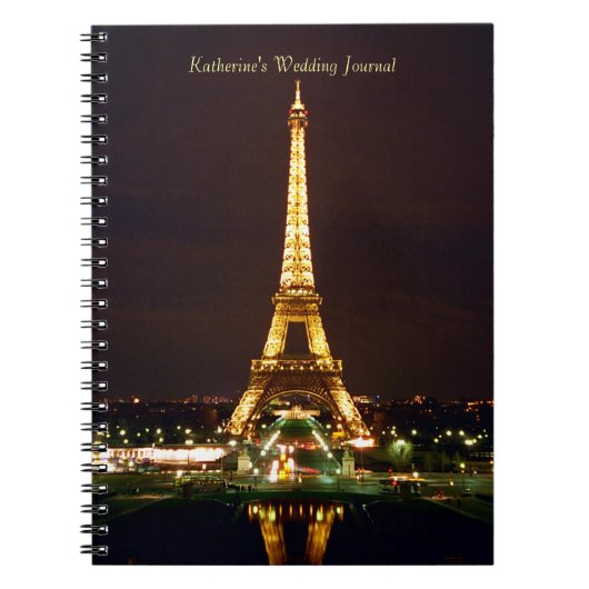 Eiffel Tower Journals Notizblock (Vorderseite)