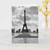 Eiffel Tower Karte (Gelbe Blume)