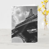 Eiffel Tower Karte (Gelbe Blume)
