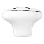 Eiffel Tower Keramikknauf (Seitenansicht)