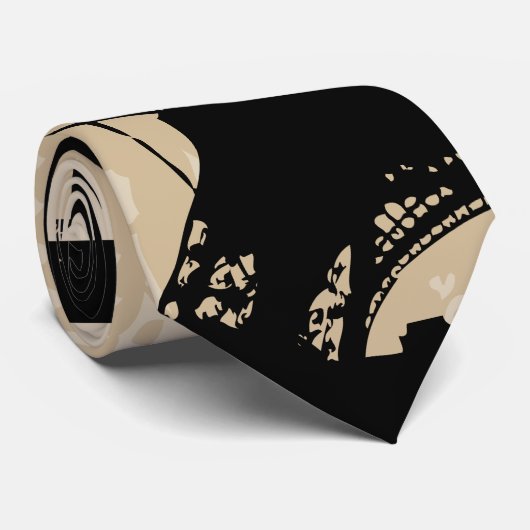 Eiffel Tower Krawatte (Gerollt)