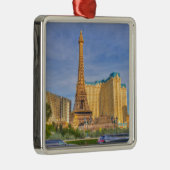 Eiffel Tower Las Vegas Paris Limousine Nevada Silbernes Ornament (Rechts)