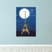 Eiffel Tower Leinwanddruck (Insitu (Holzboden))