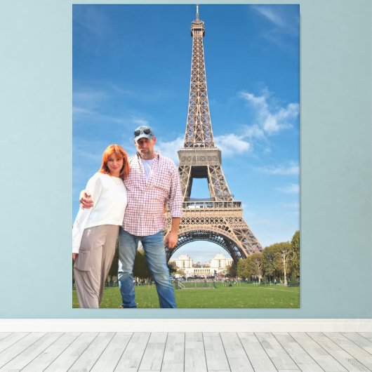 Eiffel Tower Leinwanddruck (Insitu (Holzboden))