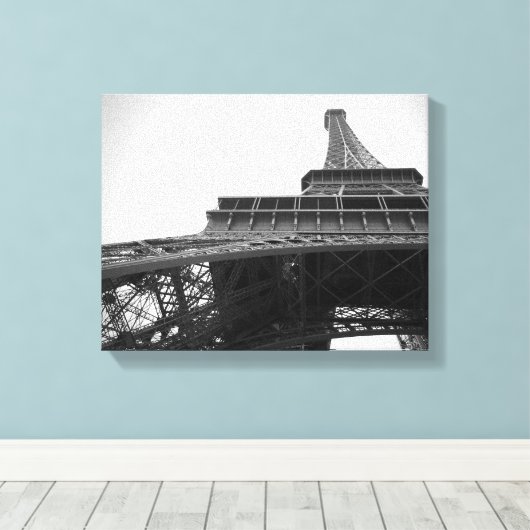 Eiffel Tower Leinwanddruck (Insitu (Holzboden))