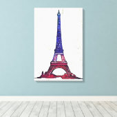 Eiffel Tower Leinwanddruck (Insitu (Holzboden))