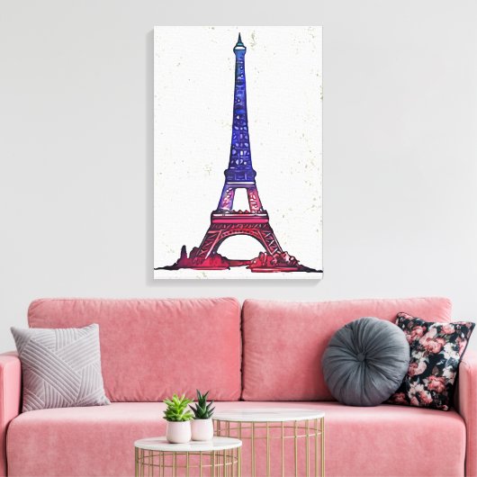 Eiffel Tower Leinwanddruck (Insitu (Wohnzimmer))