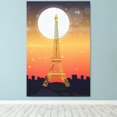 Eiffel Tower Leinwanddruck (Insitu (Holzboden))