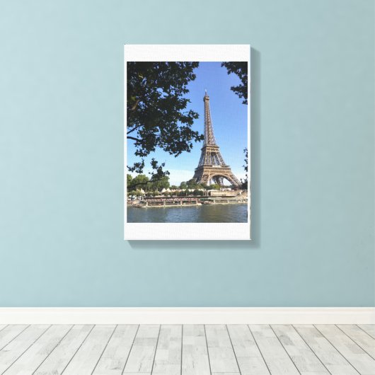 Eiffel Tower Leinwanddruck (Insitu (Holzboden))