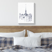 Eiffel Tower Leinwanddruck (Insitu (Schlafzimmer))