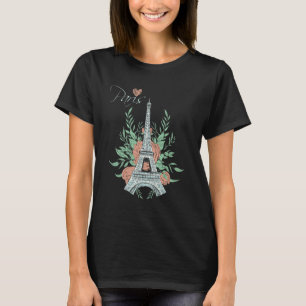 Eiffel Tower Liebe Paris French Souvenir Parisian  T-Shirt