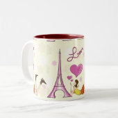 EIFFEL TOWER LIEBE TASSE (Vorderseite Links)